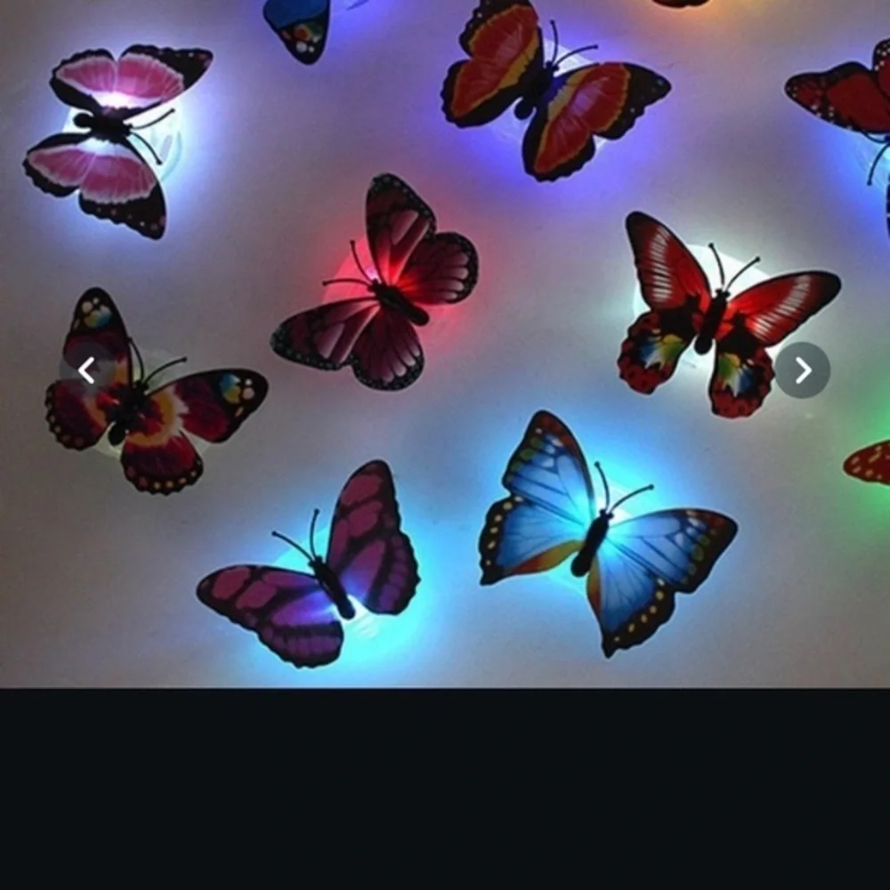 Butterfly battery operated tea lights